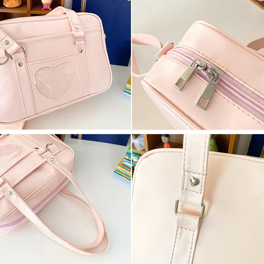 Heart Cross-Body Bag for Teens | Large Tote – PEAKINBAGS