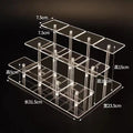 Acrylic Tiered Display Rack for Lipstick, Makeup & Figurines