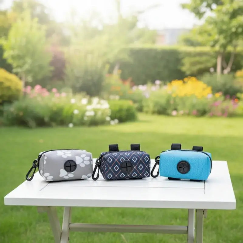Pet Dog Poop Bag Holder Leash Attachment Adjustable Mini Travel