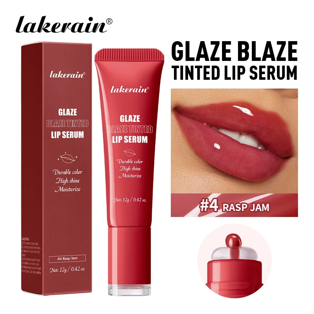 Lakerain 6-Color Glowy Tinted Lip Balm – Hydrating & Nourishing