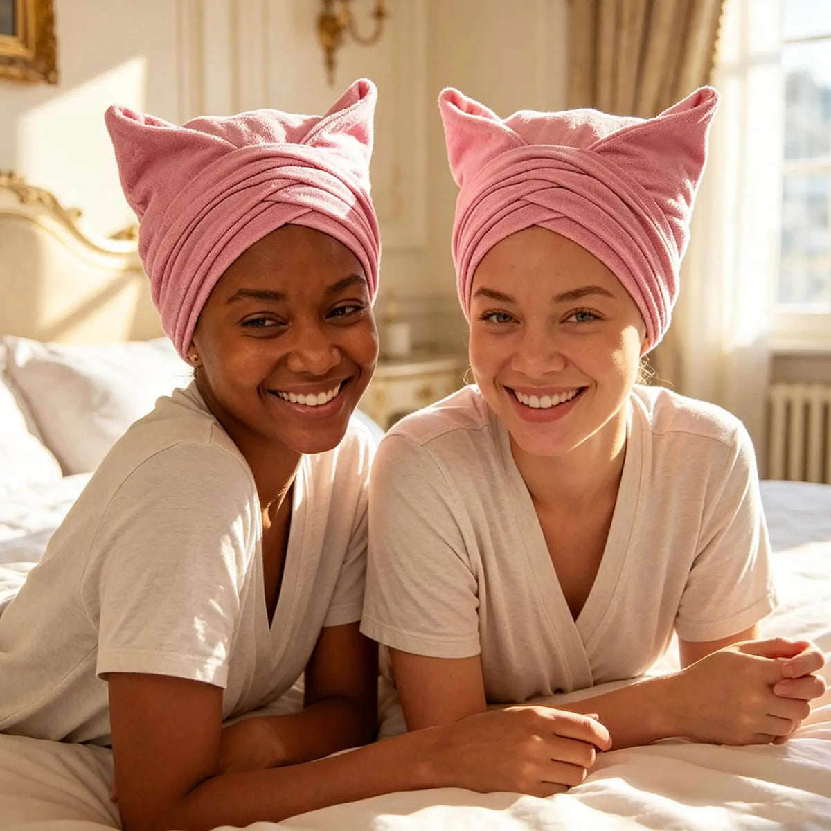Anti-Frizz Absorbent Hair Towel Turban for Women