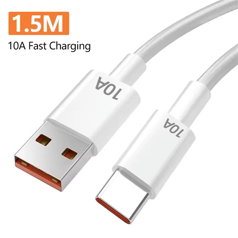 240W 5-Port GaN Fast Charger USB-C PD QC3.0 Desktop Adapter