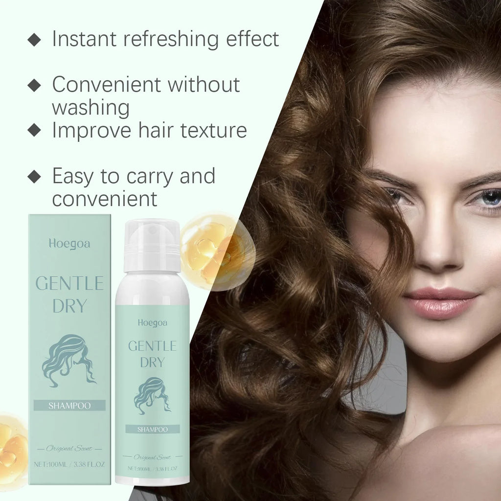 HOEGOA Dry Shampoo Spray – Oil Control, Volume & Root Lift