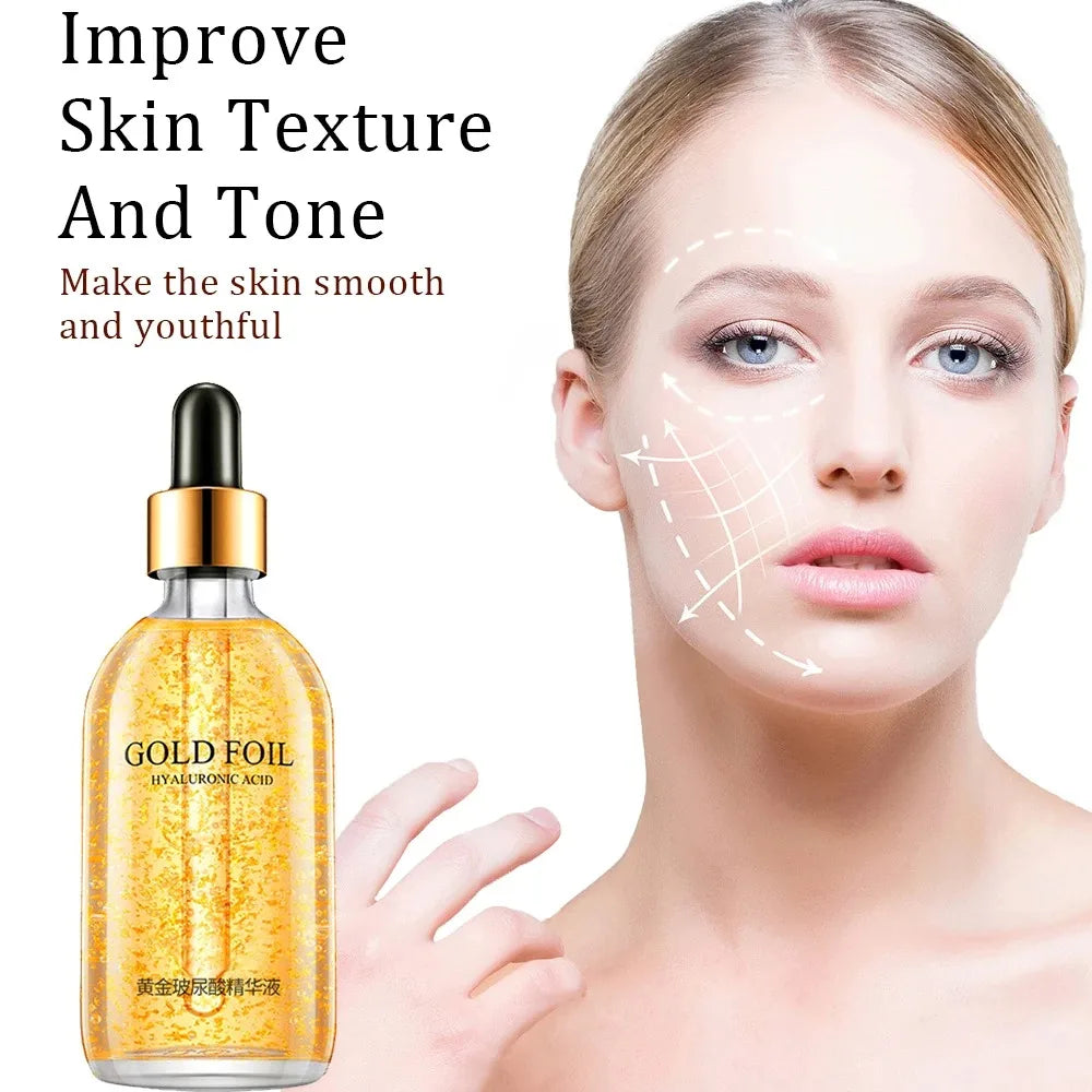 24K Gold Hyaluronic Acid Face Serum – Anti-Aging 100ml