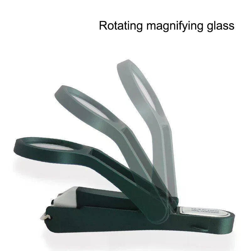 Nail Clipper with Magnifying Glass | Precision Nail Trimmer