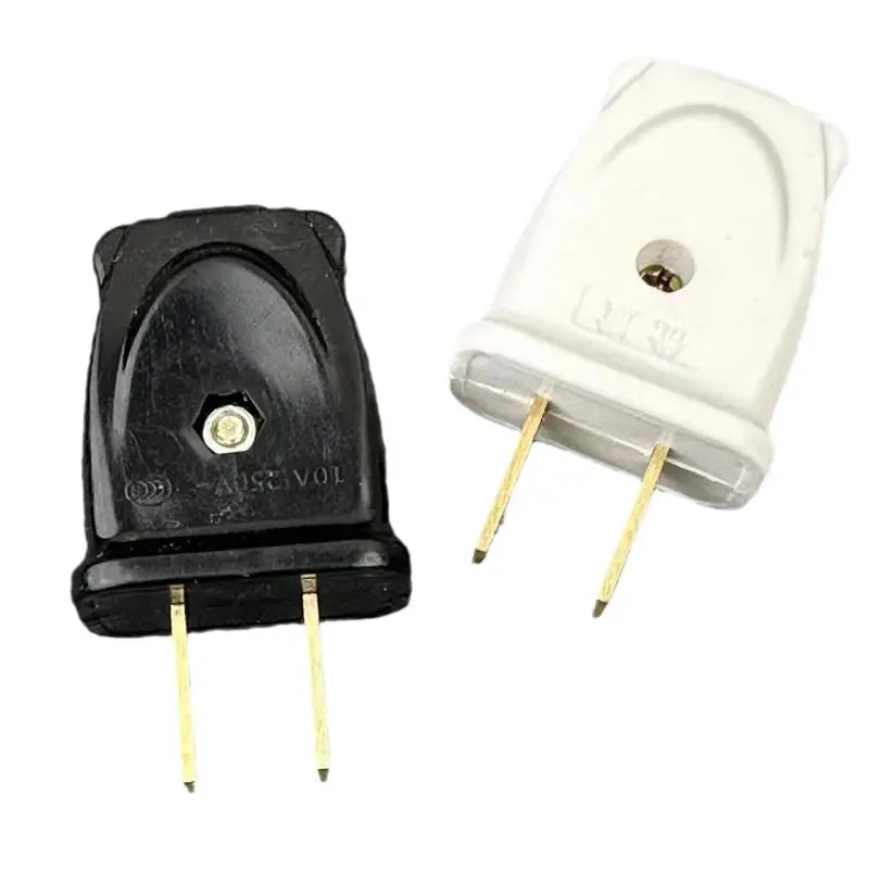 1 2 Pole 10A Male US Wiring Plug Japan Rewirable Cable Convert Female