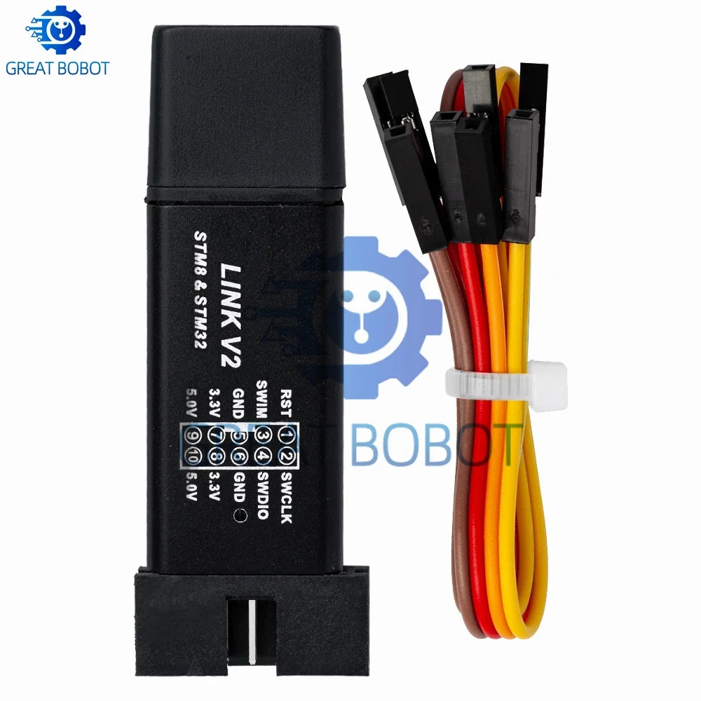 ST-Link V2 Mini STM8 STM32 Programmer with DuPont Cable