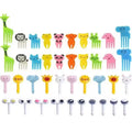 40-Piece Animal Bento Box Food Picks & Lunch Forks for Kids