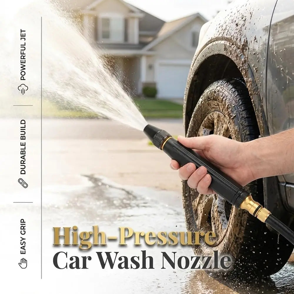 High-pressure Wash Water Gun Nozzles Car Washing Cleaning Glass