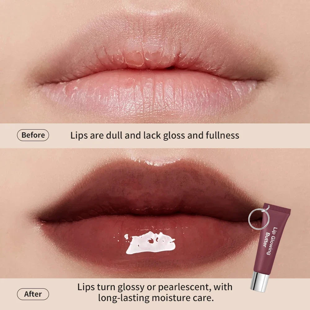 2-in-1 Lip Gloss Keychain | Glowing Butter Lip Care