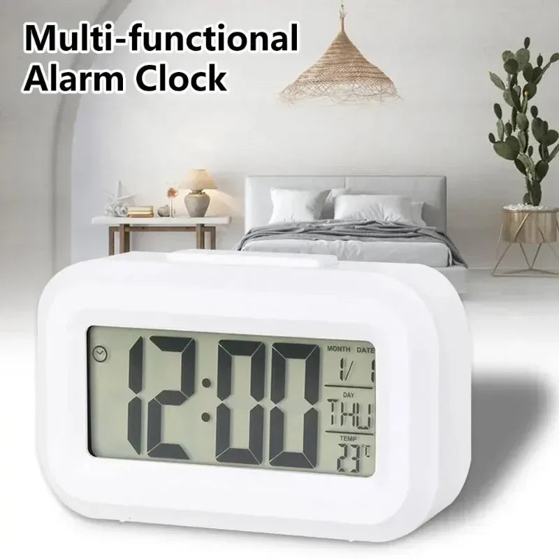 LED Digital Alarm Clock | Calendar, Temperature & Backlight