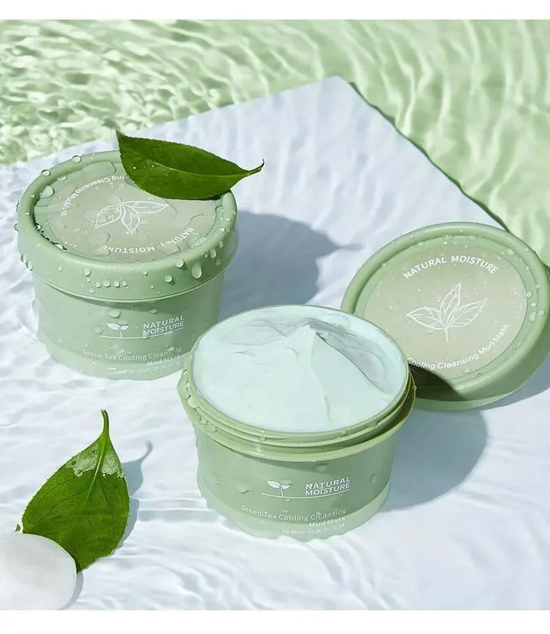 Green Tea Ice Mud Face Mask – Cleansing & Oil Control 120g