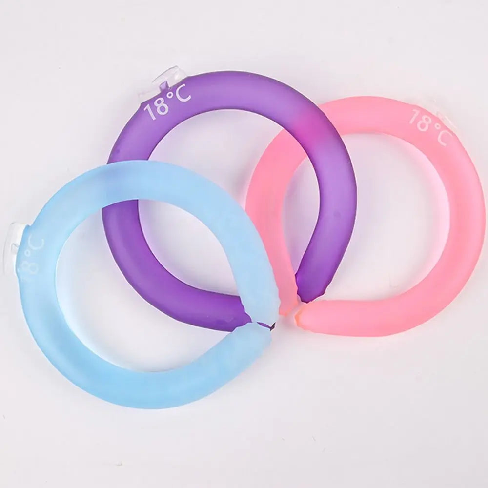 Reusable Neck Cooling Wrap – Gel Ice Ring for Summer Outdoors