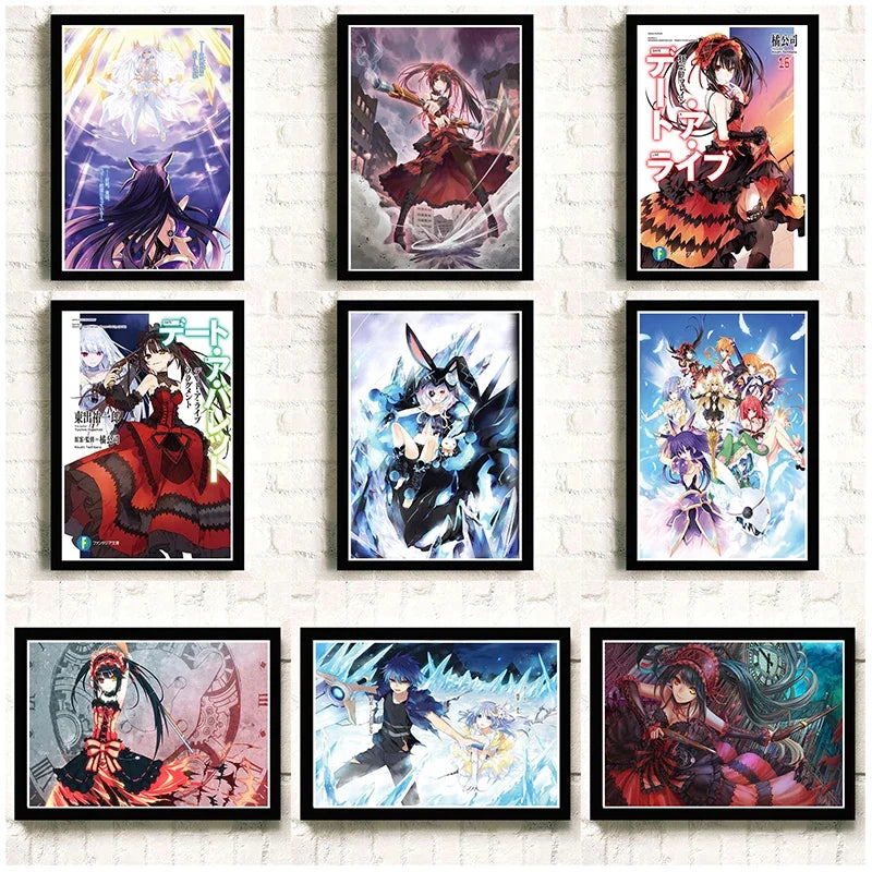 Date A Live Tokisaki Kurumi Anime Poster | Kawaii Wall Art