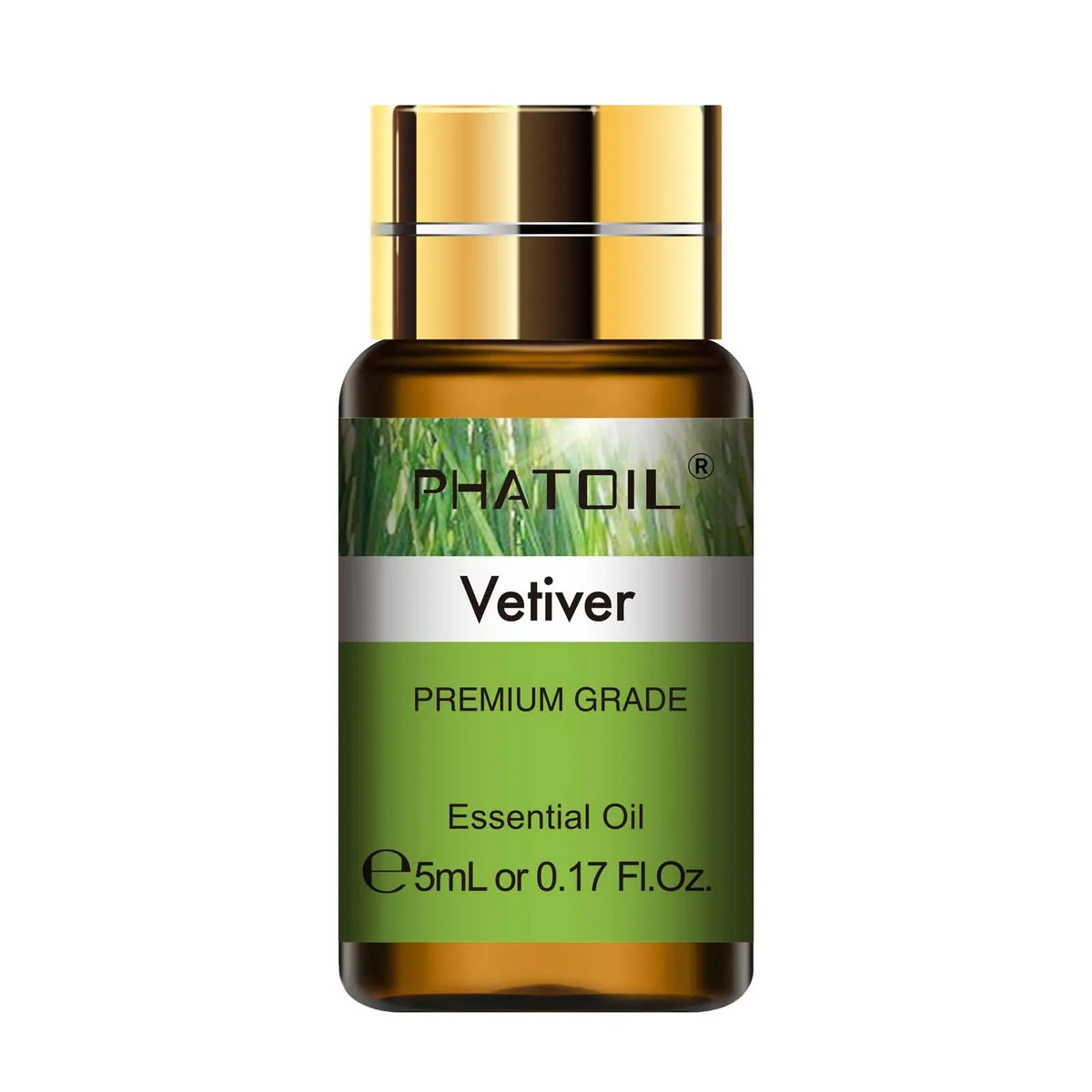 PHATOIL Vetiver Essential Oil | Pure Aromatherapy Oil 5–100ml