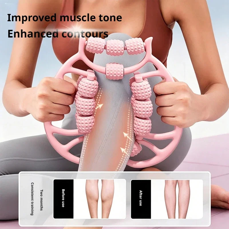 18-Roller 360° Leg Massage Roller | Calf & Thigh Slimming