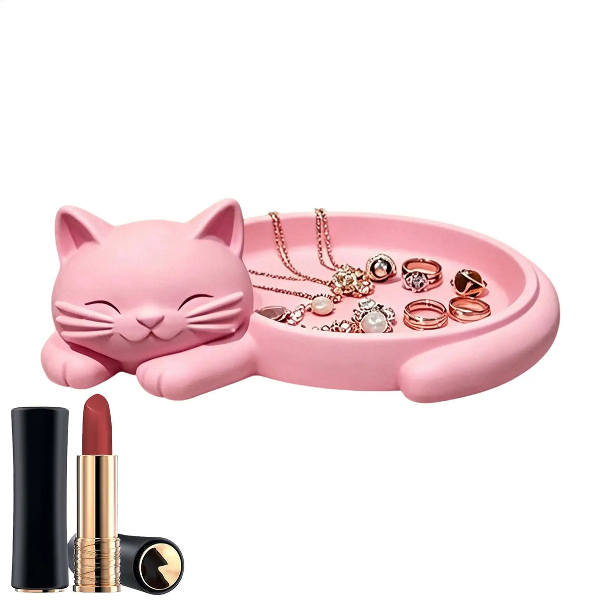 Jewellery Tray Decorative Cat Shape Jewelry Storage Trinket Organizer