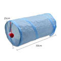 3-Way Foldable Cat Tunnel Toy with Peep Hole | Interactive