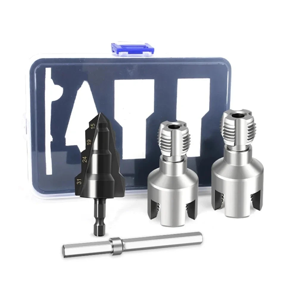 PPR/PVC Pipe Threader Kit – Triple-Flute Counterbore Drill