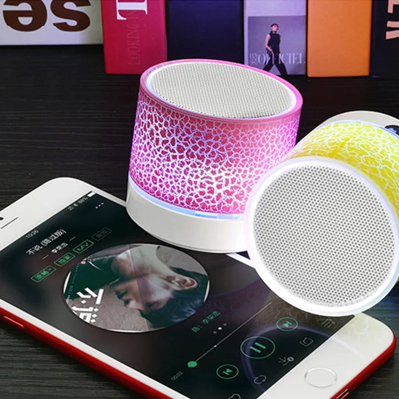 AyeBeau A9 Mini Portable Bluetooth Speaker | LED, MP3 & AUX