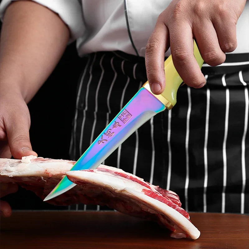 InLeung Stainless Steel Boning Knife – Forged Chef Kitchen Knife