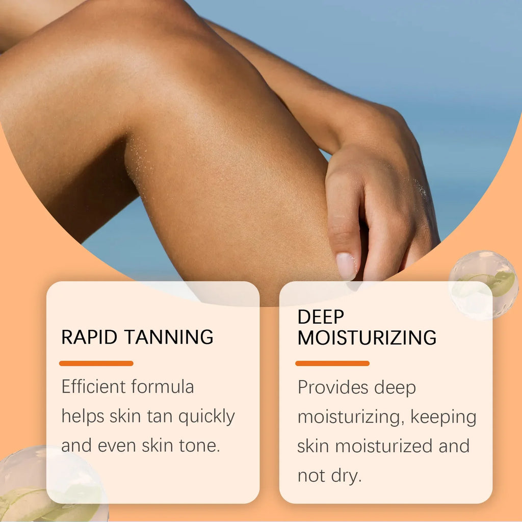 Moisturizing Tanning Oil for Natural Bronze Glow | 100ml