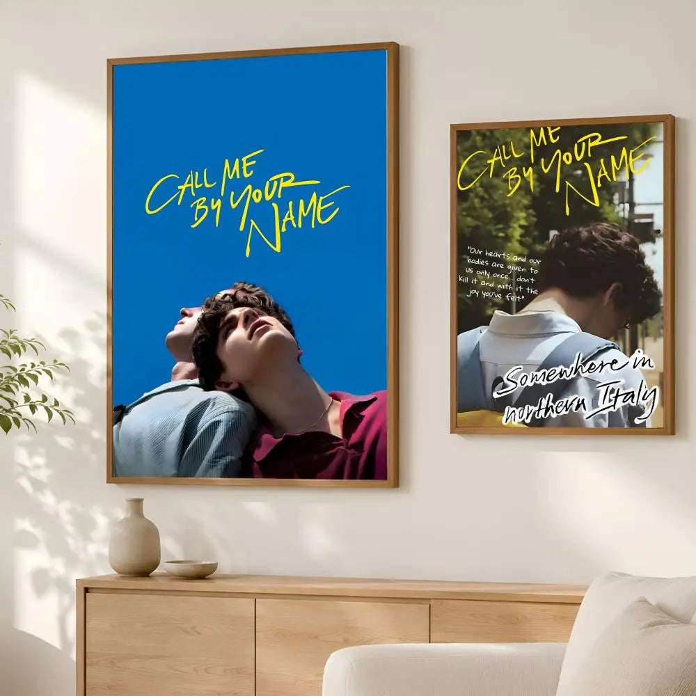 Call Me by Your Name Movie Poster – HD Self-Stick PVC Wall Art