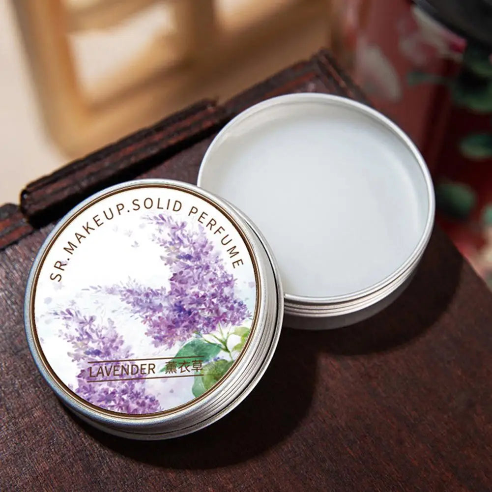 Lavender Solid Perfume Balm – Portable Long-Lasting Fragrance 15g