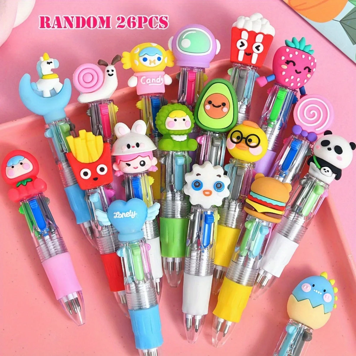 4-in-1 Multicolor Ballpoint Pens – Fun Party Favors & Gifts
