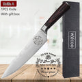 WXCOO Japanese Chef Knife 5Cr15Mov Steel Santoku Boning Knife