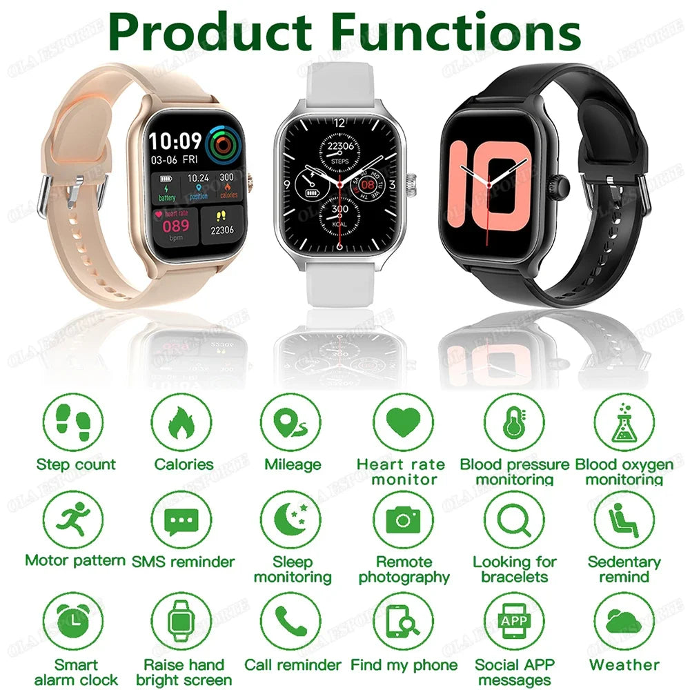 Ola Esporte Smartwatch GPS Bluetooth Call Heart Rate IP68