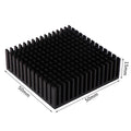 White Black Gold 50 Thermal Conductive Adhesive Aluminum Heatsink
