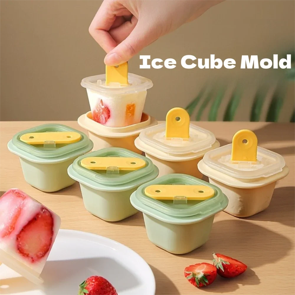 Silicone Mini Ice Cube Mold – Reusable Square DIY Tray