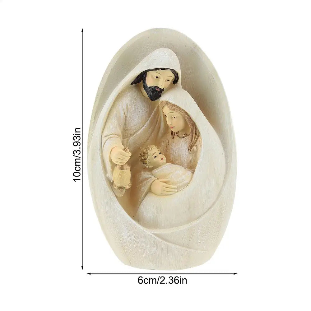 Nativity Scene Figurines Holy Family Statue Resin Sets Christmas