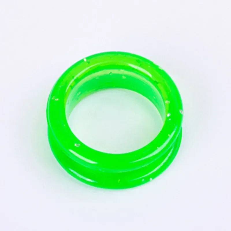 10 Silicone Finger Rings Cat Dog Hair Scissors Professional Pet