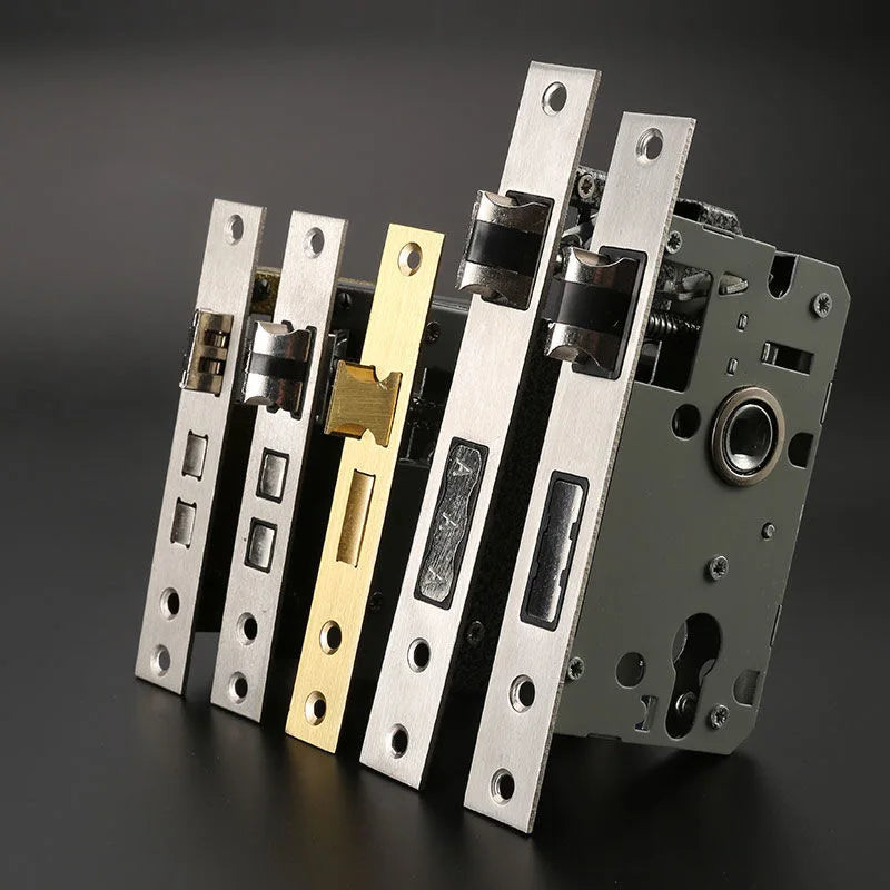 Bedroom Door Lock Body 58mm Core Size 50 Aluminum Latch