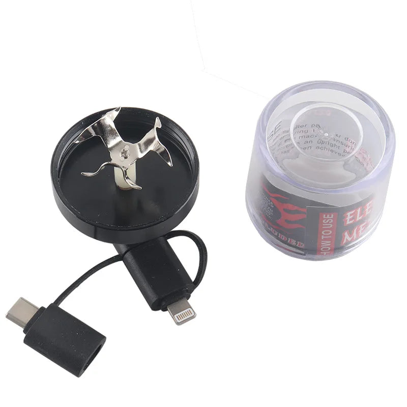 Electric Herb & Spice Grinder – Aluminum USB Tobacco Mill