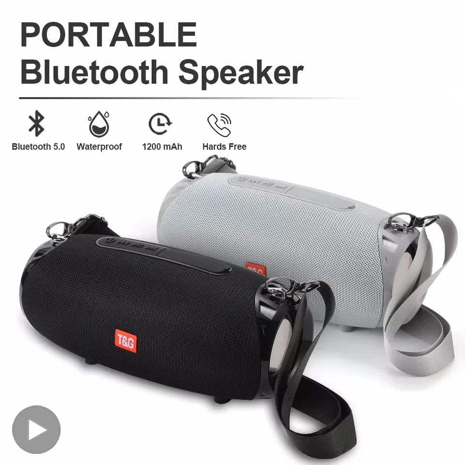 T&G TG534 10W Portable Bluetooth 5.3 Subwoofer Speaker & FM Radio