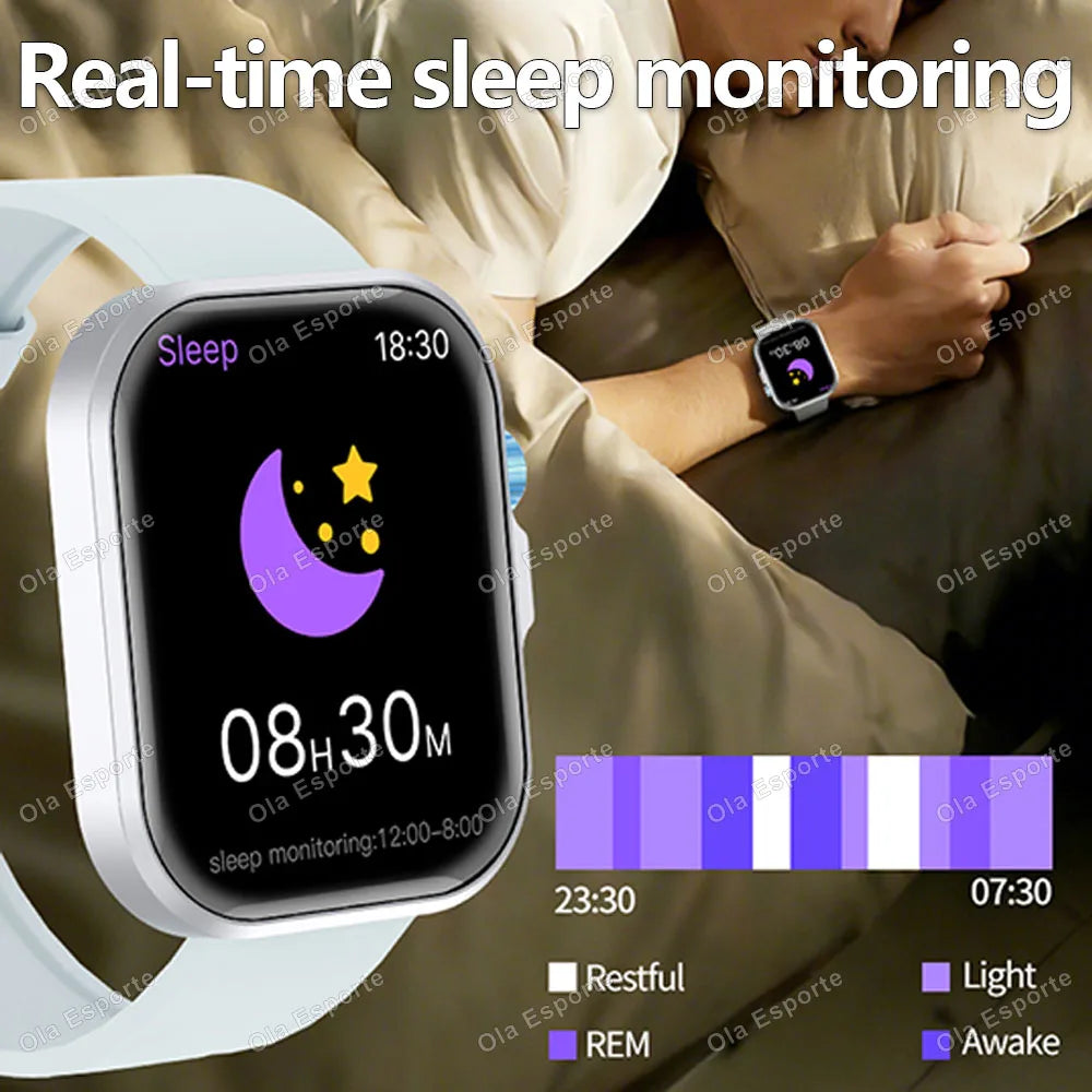 LED Flashlight Smartwatch – Bluetooth Call & Fitness Tracker HW12