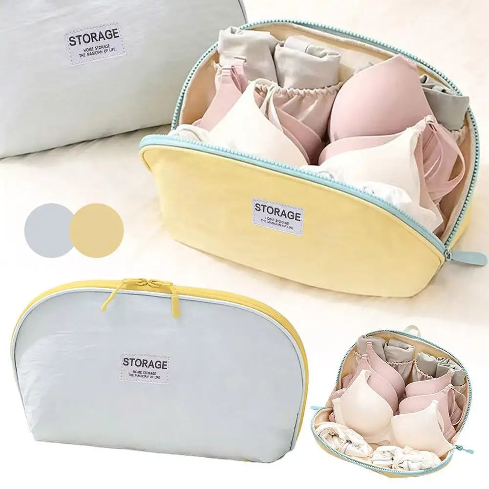 Travel Underwear & Sock Organizer Bag – Soft Fabric Pouch