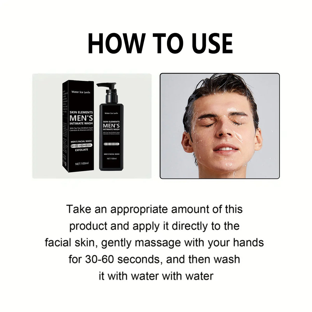 Men's Foaming Facial Cleanser – Oil Control & Deep Clean 100ml