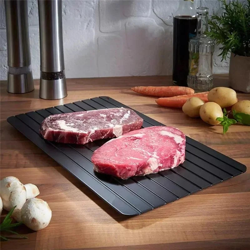 Quick Defrost Tray – Fast Thawing Board for Meat & Food