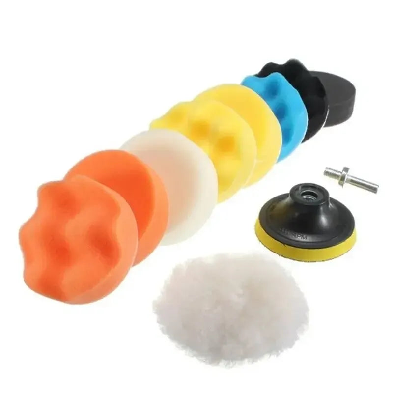 11-Piece Car Polishing Sponge Pad Set for Electric Drill