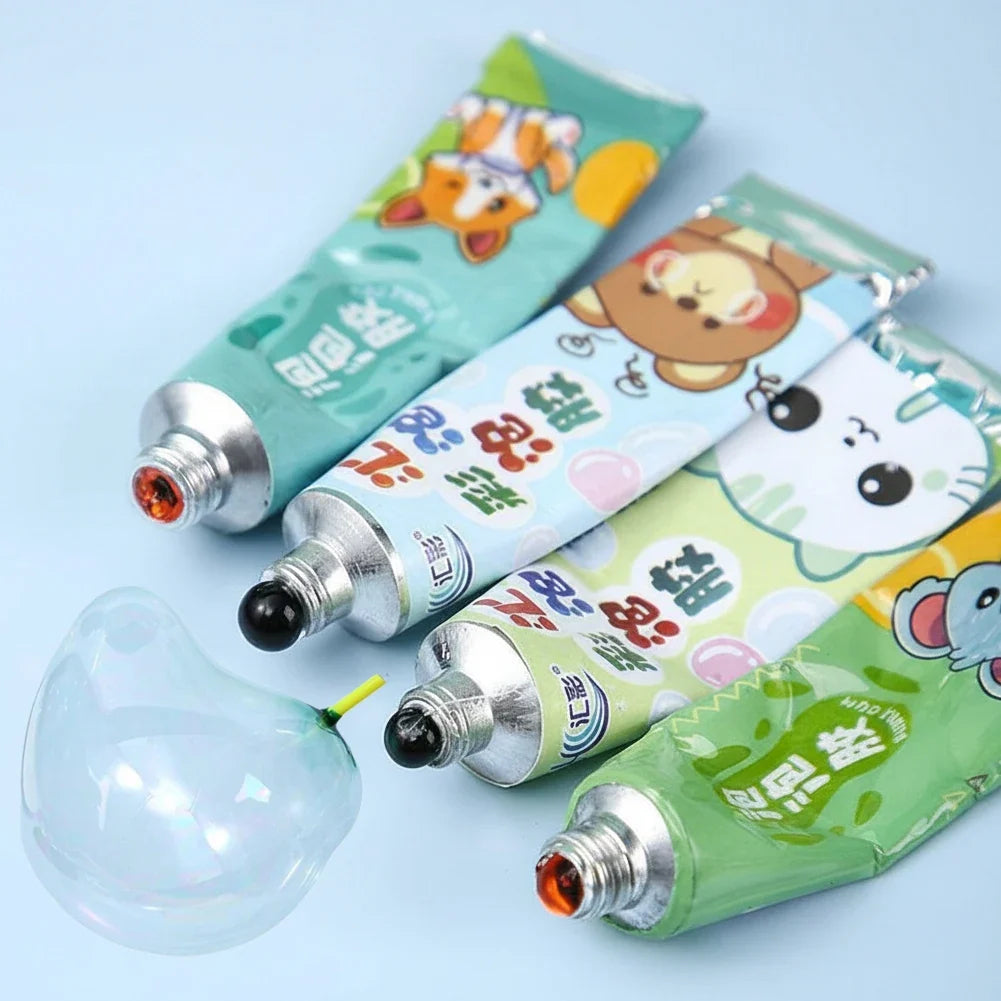 10-Pack Bubble Blowing Gel Tubes – Kids Party Favors & Gifts