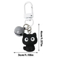 Cat Key Rings Car Keys Black White Keychain Charm Keyring Pendant