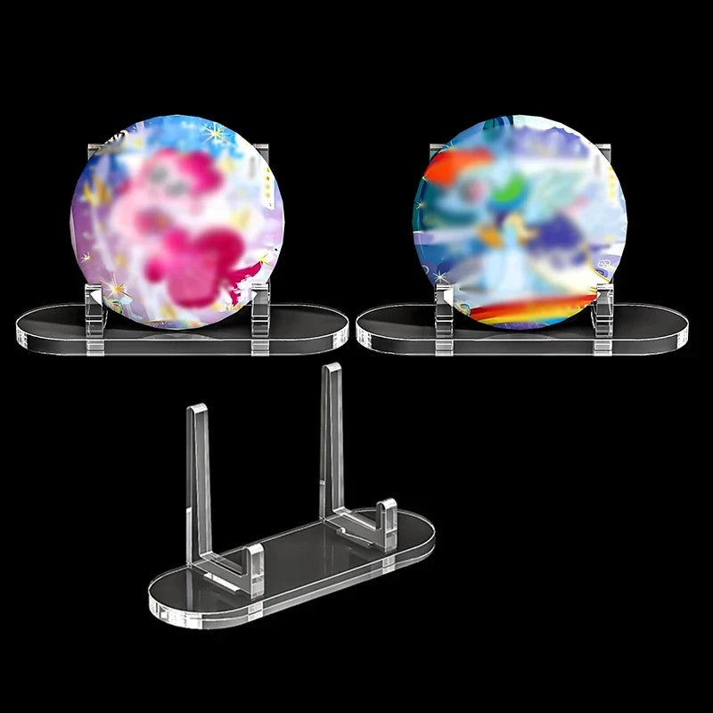 Transparent Acrylic Badge Display Holder Medals Honor Storage Stand