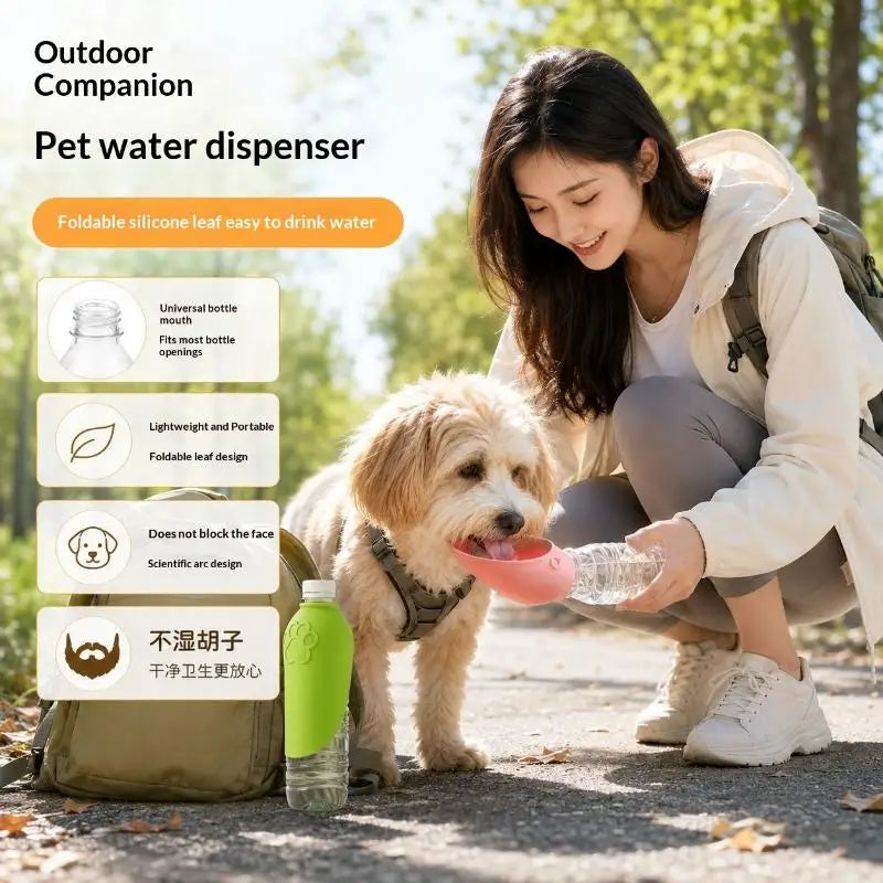 Foldable Silicone Dog Water Bowl – BPA-Free Travel Pet Bowl