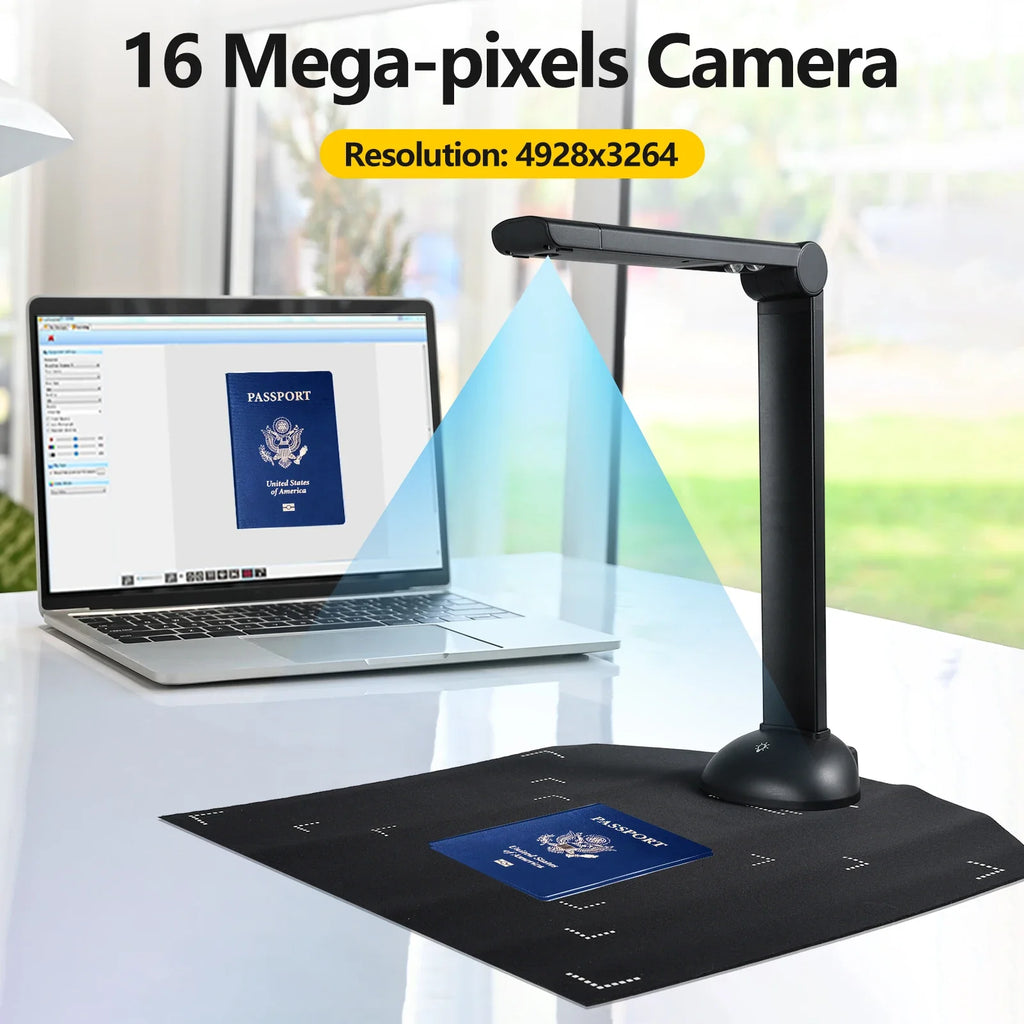 H6 Document Camera Book Scanner Speed Scanning Support Multi-language