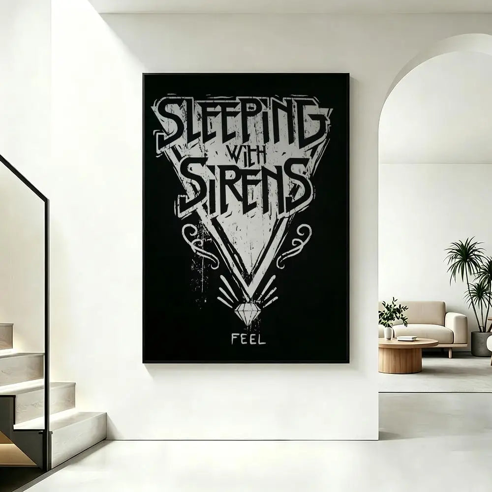 Sleeping with Sirens Band Poster – HD Wall Art Decor