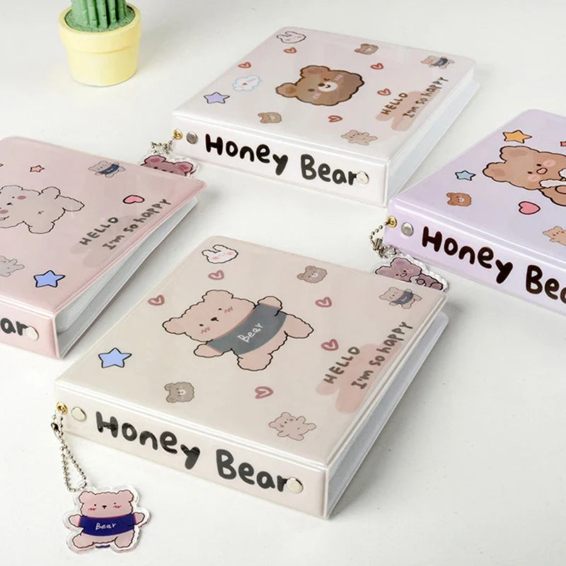 20-Capacity Cute Bear Hard CD/DVD Case Organizer | Portable